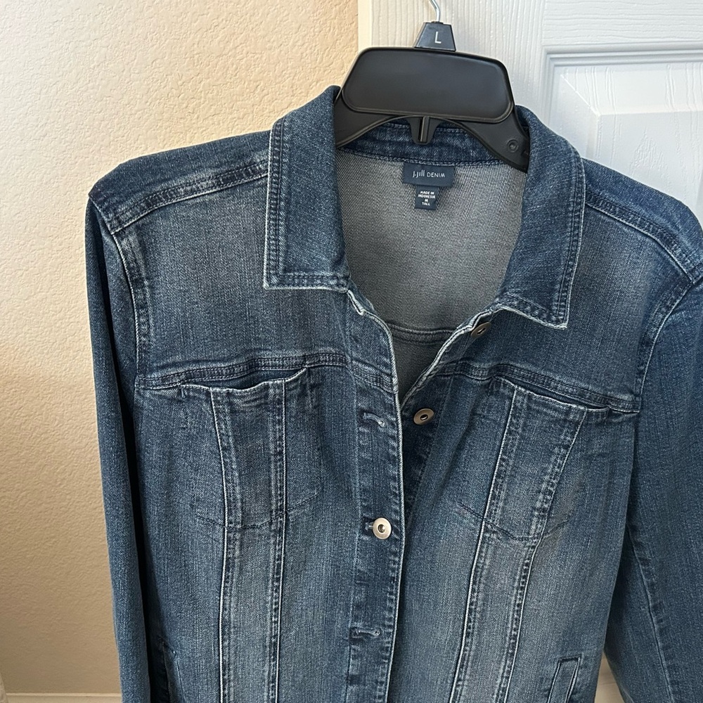 J. Jill Dark Blue Denim Jacket